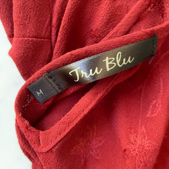 Tru Blu (Planet Blue) Burgundy Red Formal Maxi Dress, Medium ♥️♥️ - Picture 6 of 6